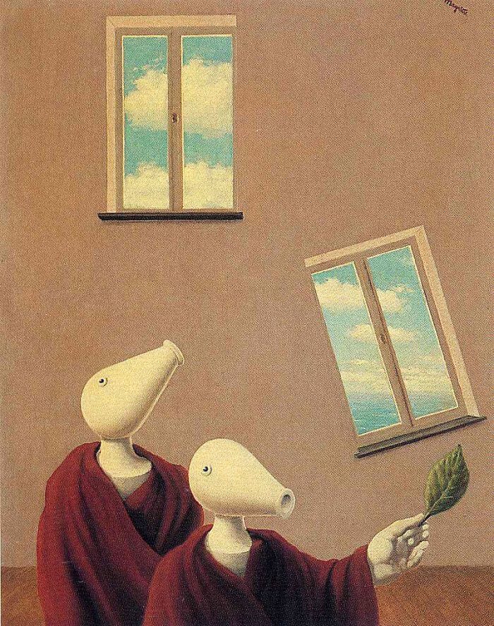 Natural Encounters, 1945 by Rene Magritte
