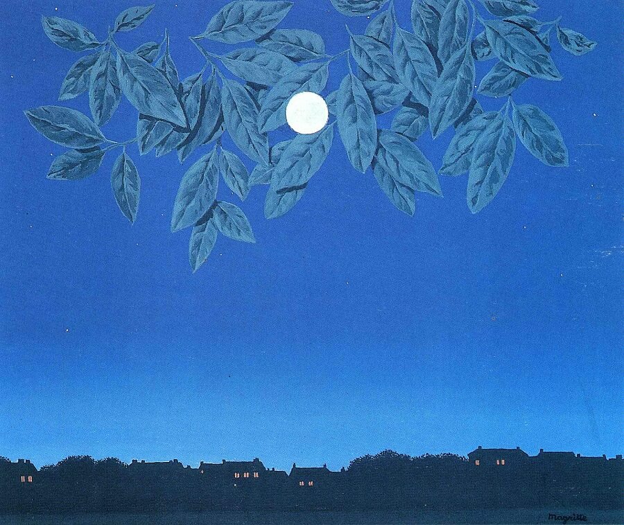 The White Page, 1967 by Rene Magritte