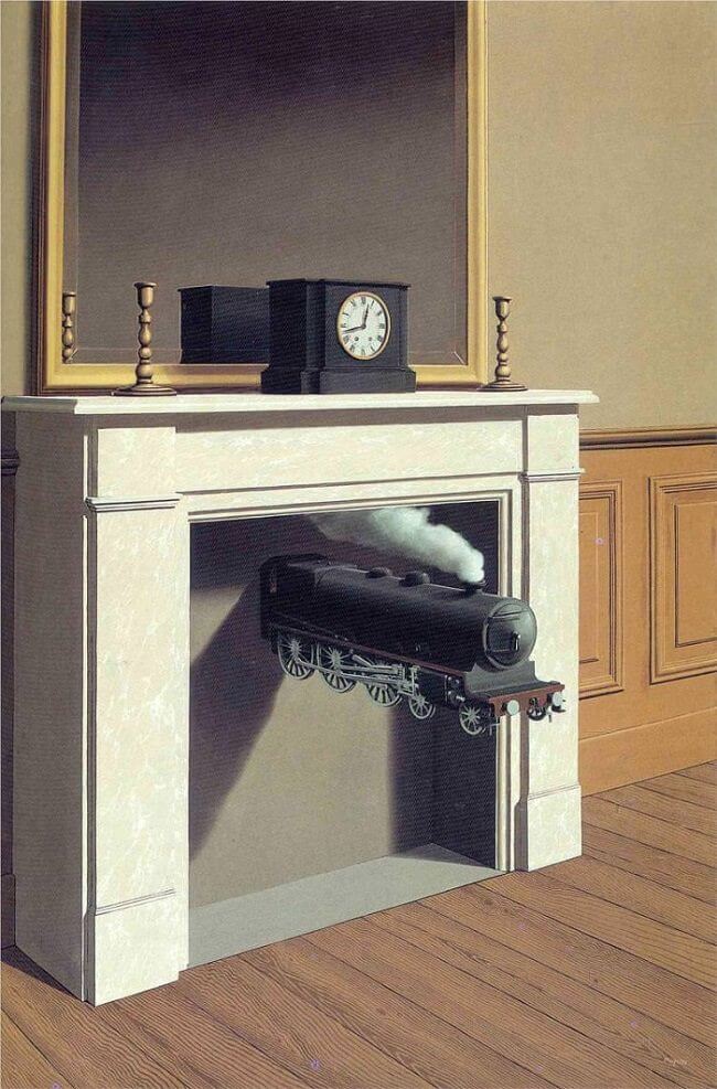 Time Transfixed, 1938 by Rene Magritte