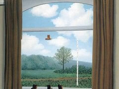 The Hman Condition by Rene Magritte