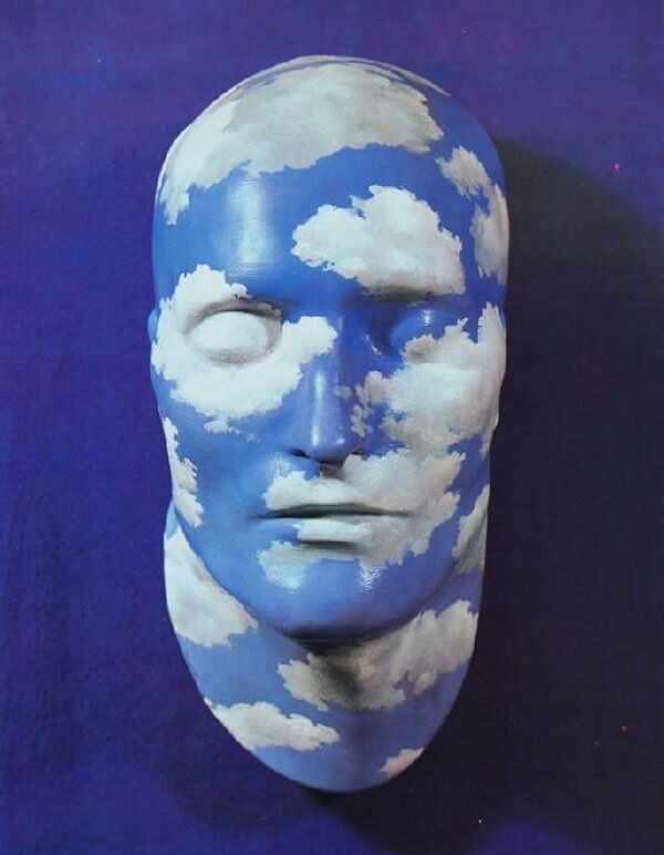 Painted Plaster Mask, 1935 by Rene Magritte