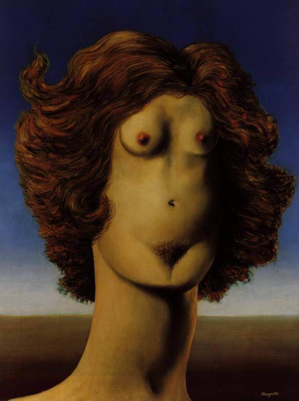 Rape, 1945 by Rene Magritte