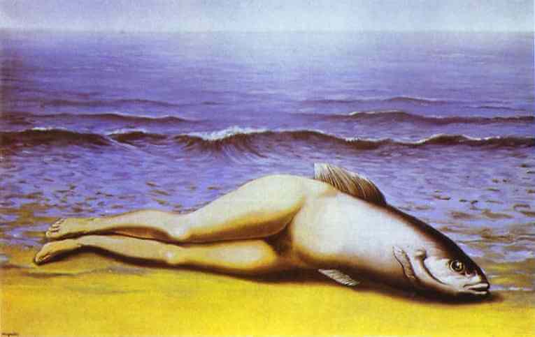 The collective invention, 1934 by Rene Magritte