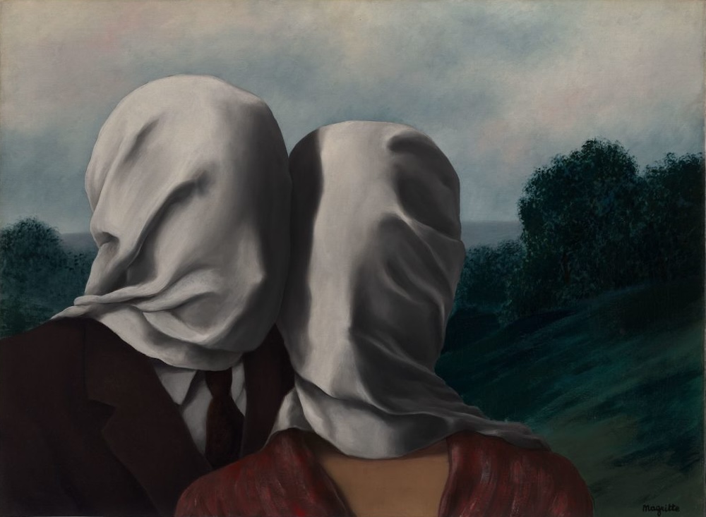 The Lovers I, 1928 by Rene Magritte