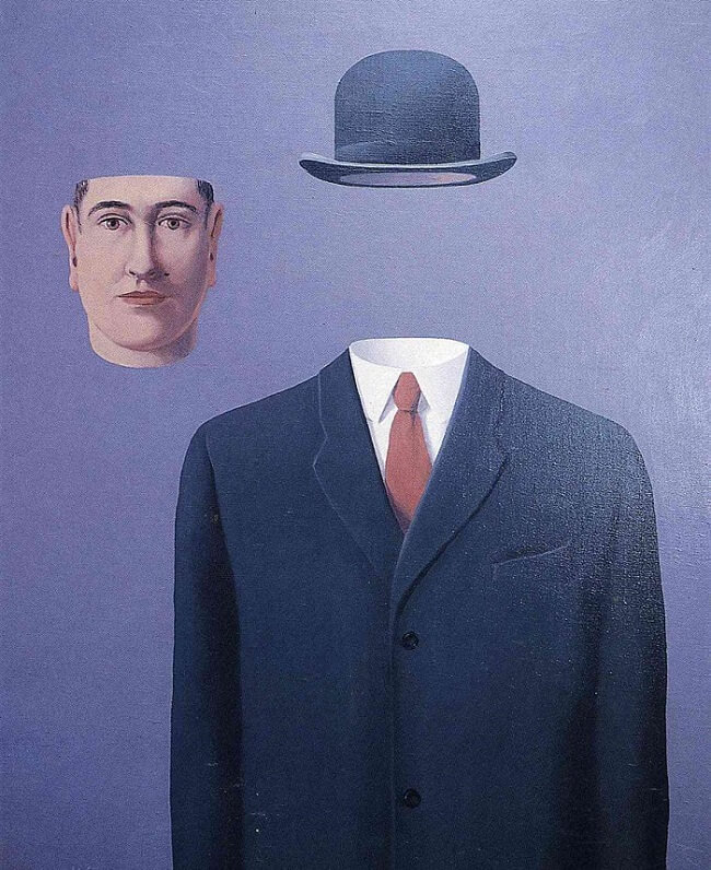 The Pilgrim, 1966 by Rene Magritte