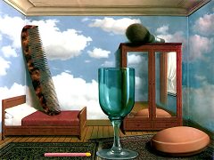 Personal Values, 1952  by Rene Magritte