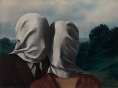 The Lovers 1 by Rene Magritte