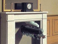 Time Transfixed by Rene Magritte